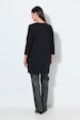 Shirt, Glitzerdruck, A-Linie, V-Ausschnitt, Langarm