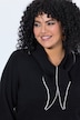 Pullover, Schal-Detail, V-Ausschnitt, Langarm