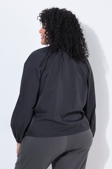 Blouson, Rundhals, Langarm