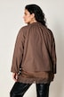 Blouson « ballon », col rond et manches longues