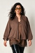 Blouson « ballon », col rond et manches longues