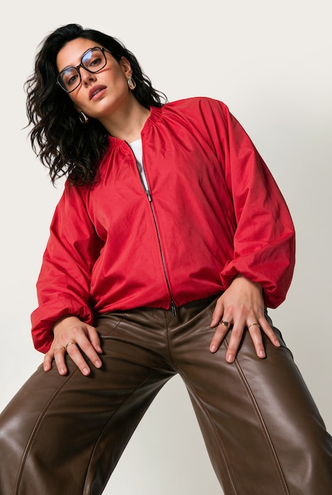 Blouson, Rundhals, Langarm