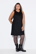 Faux Suede Sleeveless Mini Dress