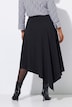Rock, asymmetrischer Saum, Stretch, Komfortbund