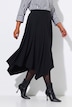 Rock, asymmetrischer Saum, Stretch, Komfortbund