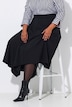 Rock, asymmetrischer Saum, Stretch, Komfortbund