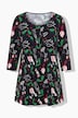 Weihnachts-Shirt, A-Linie, Rundhals, 3/4-Arm