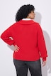 Pullover, Querrippen, Troyerkragen, Langarm