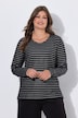 Metallic Striped Long Sleeve Tee