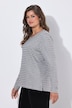 Metallic Striped Long Sleeve Tee