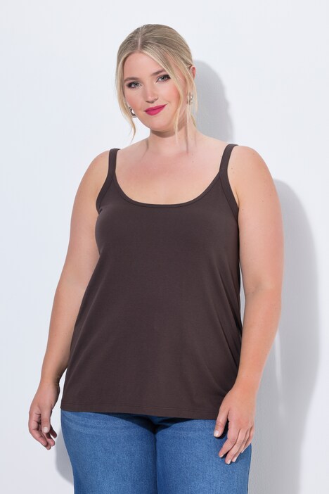 Top, comfort fit, spaghettibandjes