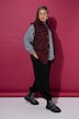 Bouclé-Weste, Loose Shape, Knopfleiste