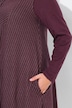Kleid, Nadelstreifen, A-Linie, Rundhals, ärmellos