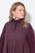 Kleid, Nadelstreifen, A-Linie, Rundhals, ärmellos