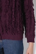 Strickjacke, Streifen, Rundhals, Langarm, Biobaumwolle