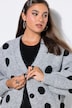 Strickjacke, Oversize Shape, Dots