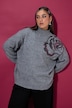 Pullover, Oversize Shape, Pailletten-Rose