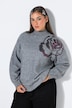 Pullover, Oversize Shape, Pailletten-Rose