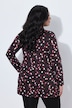 Longshirt, Punkte, A-Linie, Rundhals, Langarm