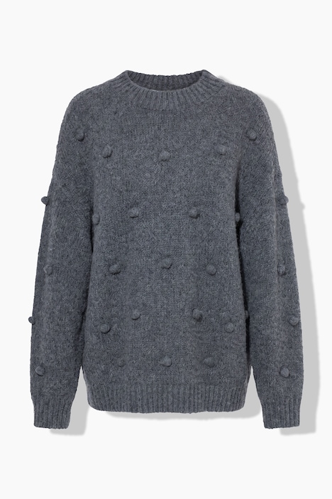 Pullover, Oversize Shape, 3D-Bubbles