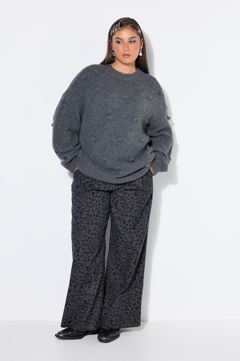 Pullover, Oversize Shape, 3D-Bubbles