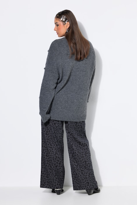 Pullover, Oversize Shape, 3D-Bubbles