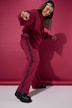 Sweathose, Wide Legs, Leostreifen, Elastikbund