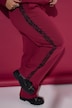 Sweathose, Wide Legs, Leostreifen, Elastikbund