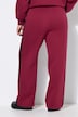 Sweathose, Wide Legs, Leostreifen, Elastikbund