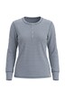 Shirt, Herzen/Ringel, Henley-Ausschnitt, Langarm, Biobaumwolle