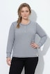 Shirt, Herzen/Ringel, Henley-Ausschnitt, Langarm, Biobaumwolle