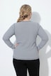 Shirt, Herzen/Ringel, Henley-Ausschnitt, Langarm, Biobaumwolle