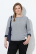 Shirt, Herzen/Ringel, Henley-Ausschnitt, Langarm, Biobaumwolle