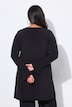 Longshirt, Volantärmel, A-Linie, V-Ausschnitt, Langarm