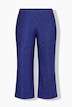 Pantalon en jersey, motif peau de serpent, jambe large et taille élastique