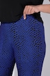 Pantalon en jersey, motif peau de serpent, jambe large et taille élastique