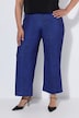 Pantalon en jersey, motif peau de serpent, jambe large et taille élastique
