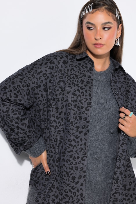 Hemd, Oversize Shape, Leo, Langarm