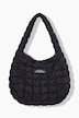 Stepp-Tasche, 3D-Stepp, Schulterriemen, Zippfach