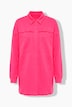 Sweat jacket, loose fit, open style, fringed edges
