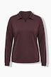 Sweat-Pullover, Boxy Fit, Polokragen