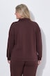 Sweat-Pullover, Boxy Fit, Polokragen