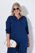 Sweat-Pullover, Boxy Fit, Polokragen