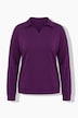 Sweat-Pullover, Boxy Fit, Polokragen