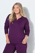 Sweat-Pullover, Boxy Fit, Polokragen