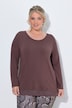 Longsleeve, A-Linie, Chiffonsaum