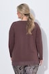 Longsleeve, A-Linie, Chiffonsaum