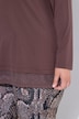 Longsleeve, A-Linie, Chiffonsaum
