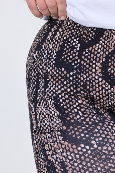 Leggings, Slim Fit, Schlangenmuster, Elastikbund