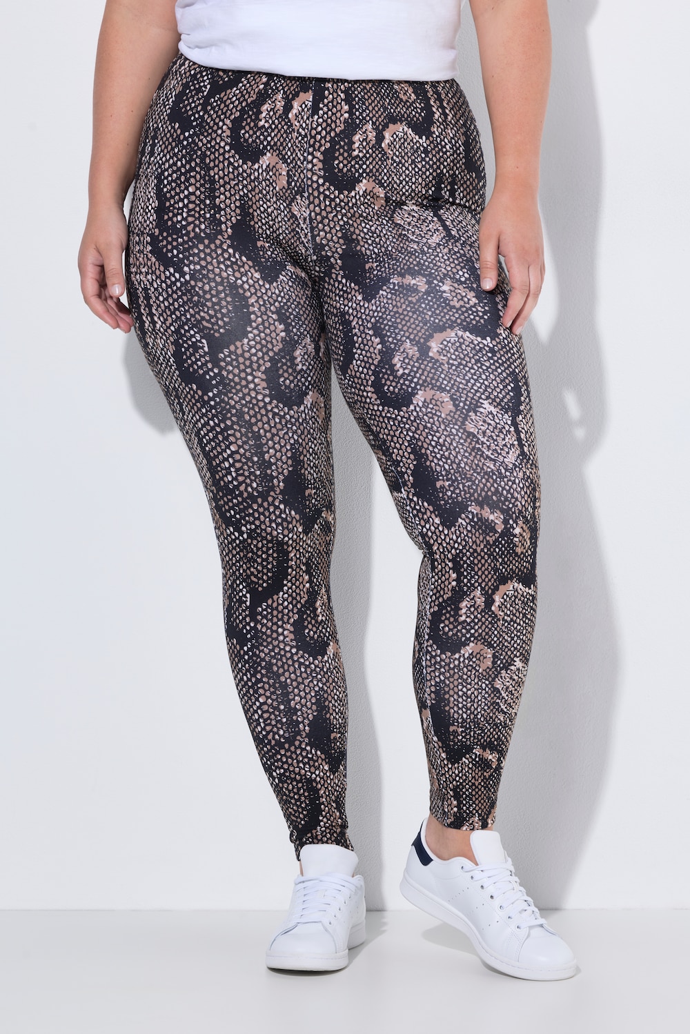 Leggings, Slim Fit, Schlangenmuster, Elastikbund